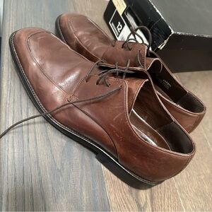 Banana Republic Brown Leather Men's Thomas Oxfords Size 12